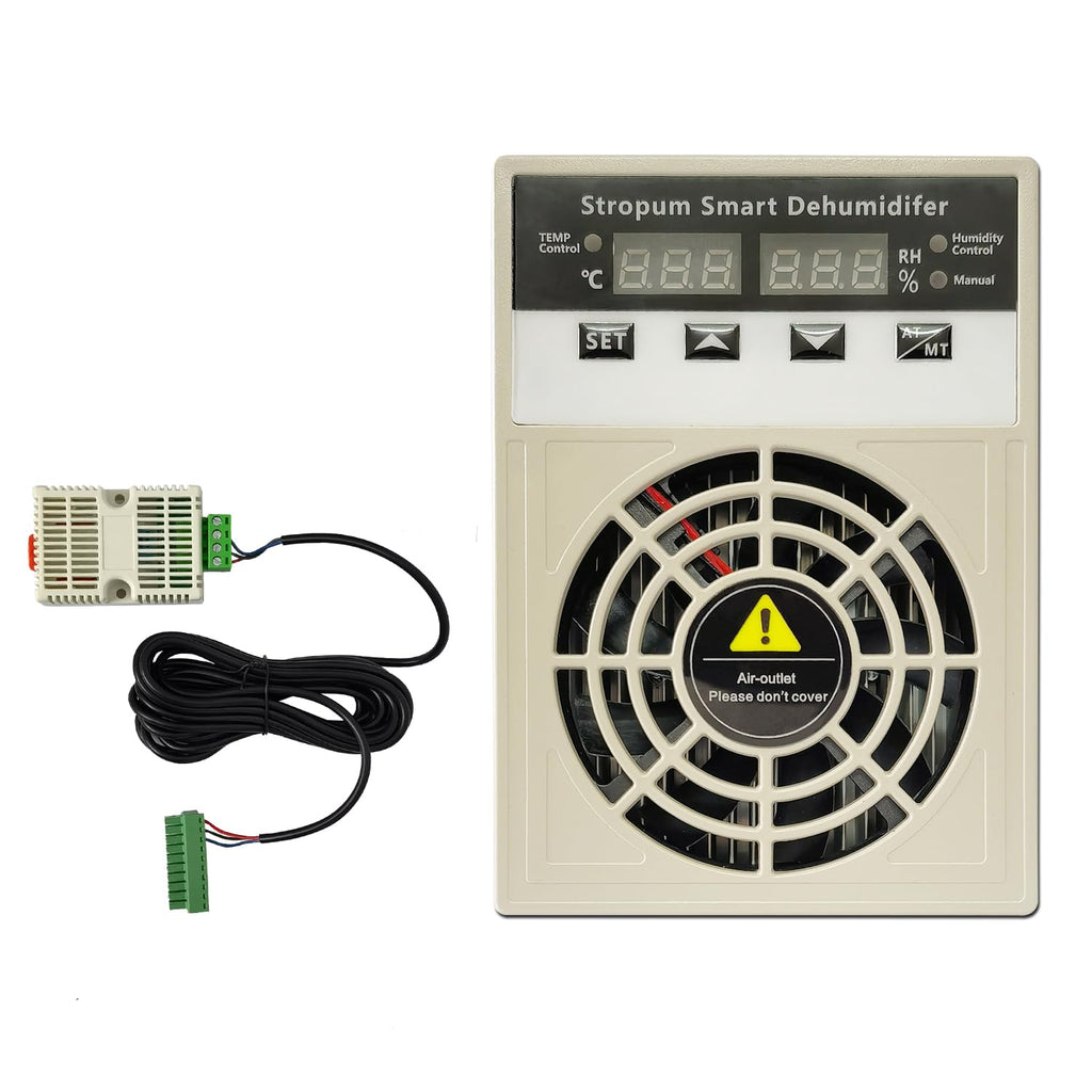 Stropum Automatic Small Dehumidifier for Grow Tent,Electric Box,Storage Cabinet,Closet,110V/240V Mini Dehumidifier With Temperature Control Switch