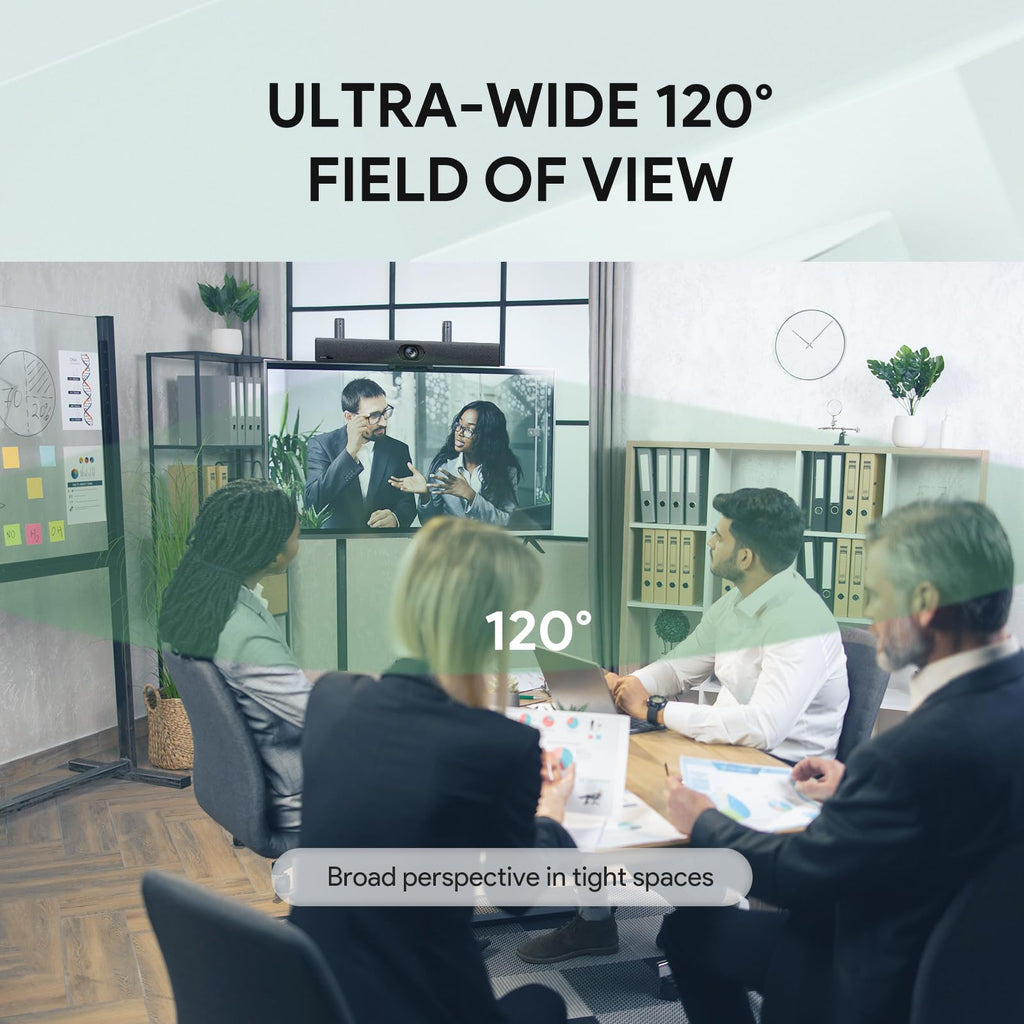 Yealink UVC40 E2 4K Conference Room Camera System 8 Mic for Huddle Rooms