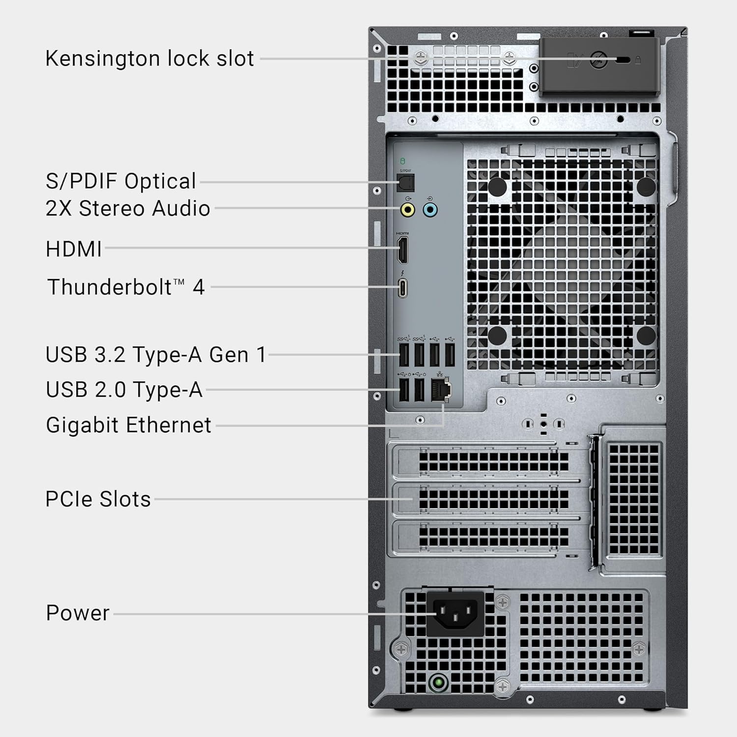 Dell Tower Plus EBT2250 Desktop Computer - Series 2 Intel Core Ultra 9 285 24-Core Processor up to 5.6 GHz, 16GB DDR5 RAM, 4TB NVMe SSD, NVIDIA GeForce RTX 4060 8GB GDDR6, Windows 11 Pro, Graphite