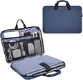 15.6 Inch Laptop Sleeve Bag, Waterproof Men Women TSA Case for Macbook Pro 16 M4 M3 M2 M1, Acer Aspire E15/Predator, Lenovo Ideapad 1 15.6, HP Envy/Victus 15.6, ASUS Dell 15 Case, Navy Blue