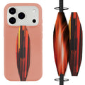 Switchbands Color Phone Grip Strap 2 Pack – Reversible Strap, Adhesive-Free, Drop Protection, Arthritis Friendly, Anti-Theft Security, Wireless Charging Compatible, Universal Fit – Neon Orange