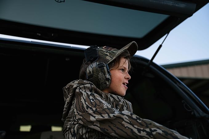 Walker's Razor Slim Ultra Low Profile Compact Design Adjustable Range Shooting Hunting Hearing Protection Electronic Earmuffs