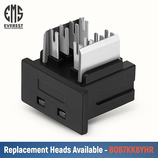Everest easyJACK - 90° Angled Speed Termination Keystone Tool Set - with 20-Pack of RJ45 Cat6 Keystone Jacks in Black (Slim Profile Design) - Time Saver Network Punch Down Tool Cat6