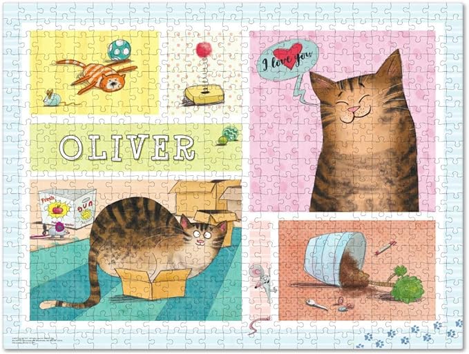 Personalized Cat Puzzle - 500 Pieces - I See Me!