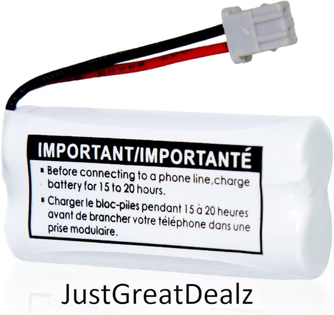 JustGreatDealz Battery BT-1021 BT1021 BBTG0798001 for Uniden Cordless Handset Telephones (2-Pack)