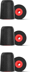 Comply P-Series | Memory Foam Replacement Ear Tips Designed for Etymotic, NuForce, ISOtunes PRO, Q-Jays, & More | Superior Noise Isolation, Ultimate Comfort, Secure Fit | Black, Medium (3 Pairs)