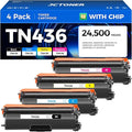 TN436 Toner Cartridge Set 4-Pack Replacement Compatible for Brother TN-436 TN433 TN431 MFC-L8900CDW MFC-L8690CDW HL-L8360CDW HL-L8260CDW MFC-L8610CDW MFC-L8905CDW MFC-L9570CDW HL-L8360CDWT Printer Ink