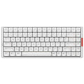 IQUNIX MQ80 Low Profile Mechanical Keyboard for Work and Gaming Tri Mode Wireless Wired CNC Aluminum Hot Swappable RGB Backlit Long Battery Life VIA Support (Silver)