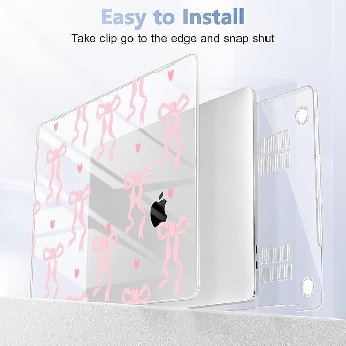 for MacBook Pro 16 inch Case 2019 2020 Release Model A2141, Plastic Hard Shell Cover with Keyboard Cover & Screen Protector for MacBook Pro 16 inch with Touch Bar & Touch ID, Bow