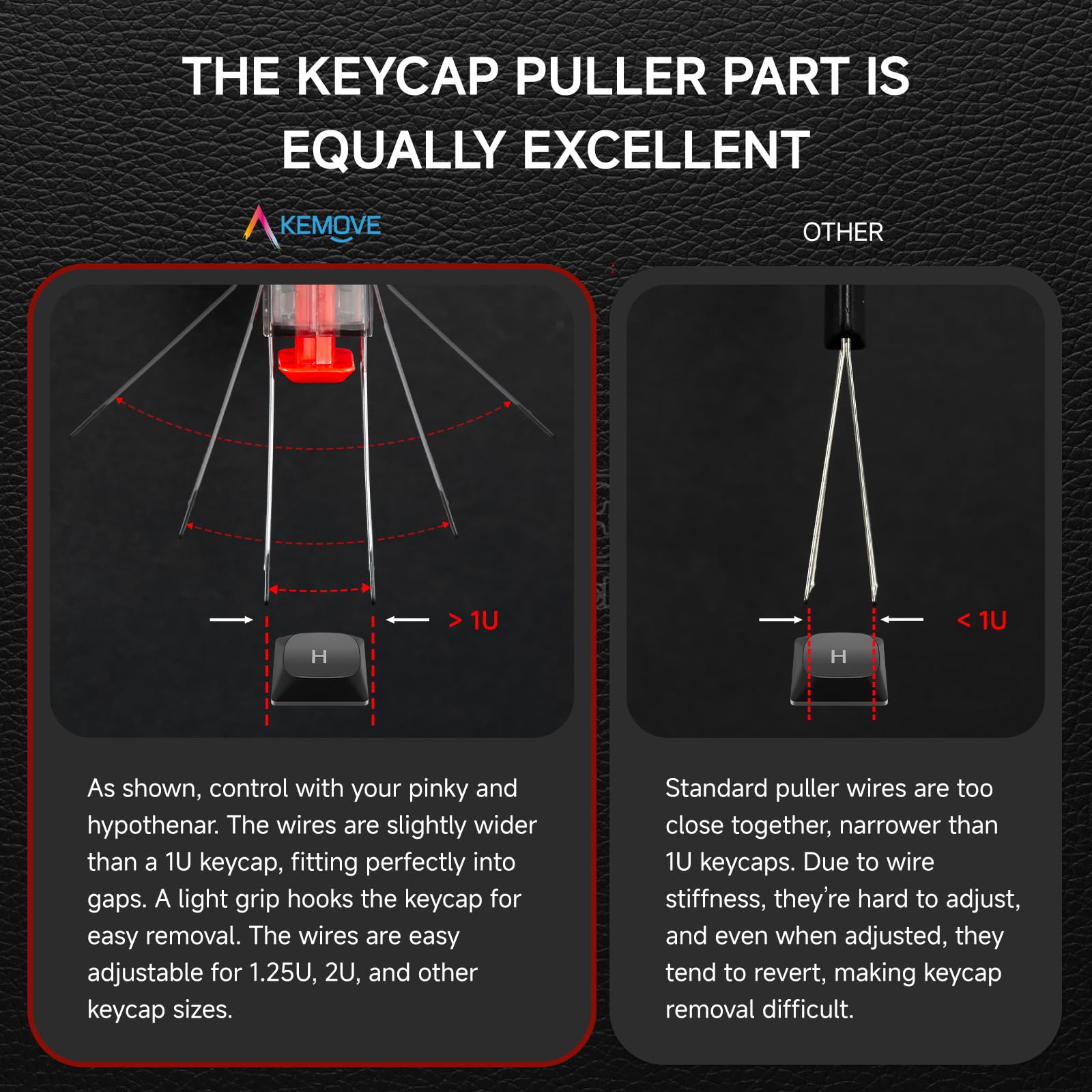 KEMOVE P10 2-in-1 Semi-Auto Switch & Keycap Puller for Mechanical Keyboard