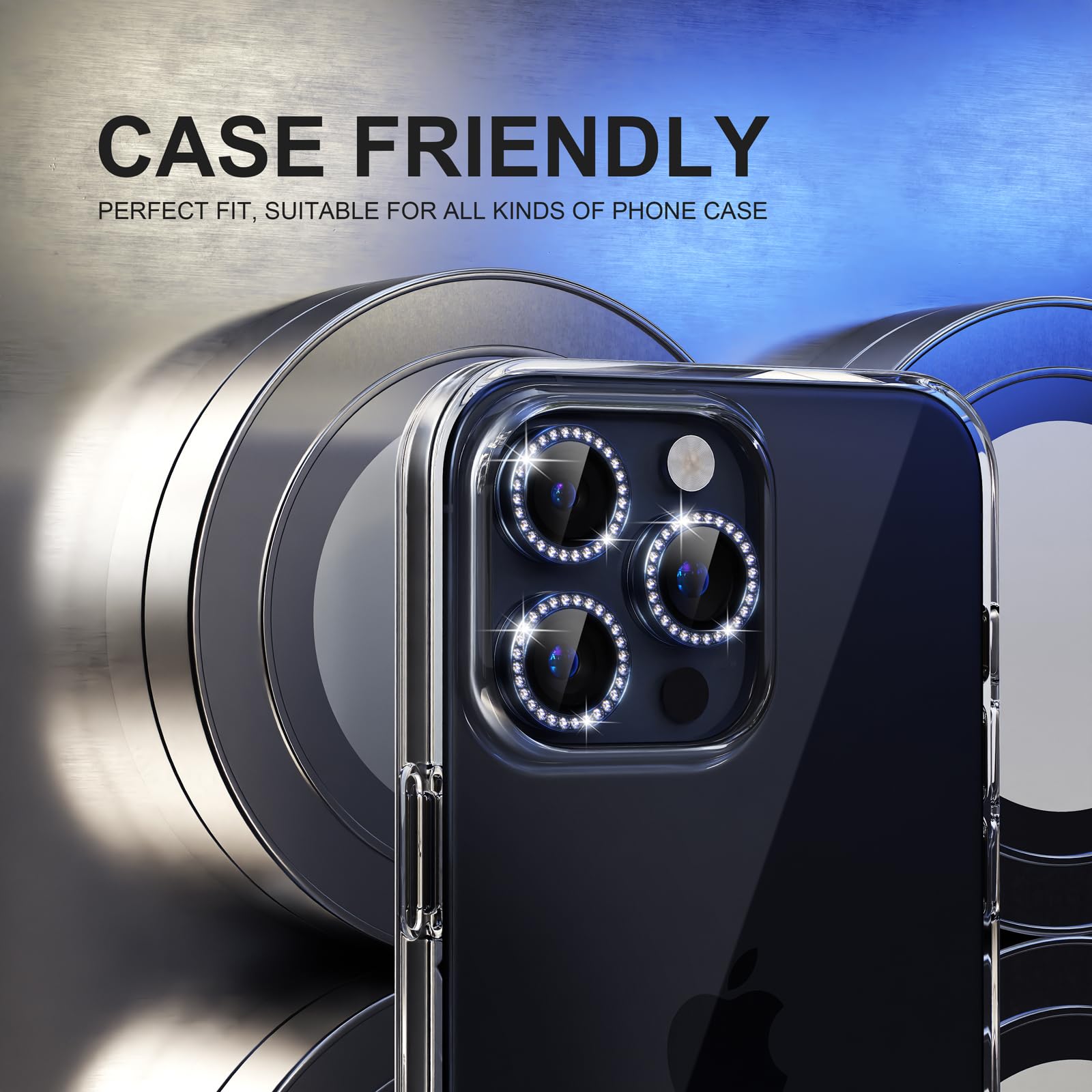 Choiche for iPhone 15 Pro/iPhone 15 Pro Max Camera Lens Protector