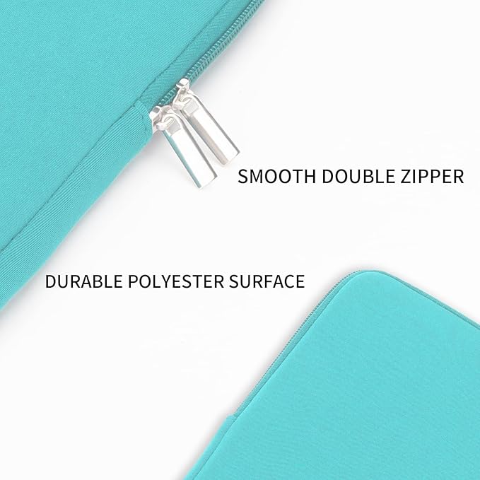 RAINYEAR 13 Inch Laptop Sleeve Compatible with 13.3" MacBook Air/Pro M1 M2 M3 M4 A3240 A3113 A2681 A2337 A1932 A2179 A2338 A1706 A1708 Carrying Bag Protective Cover Soft Case (Blue, Upgraded Version)