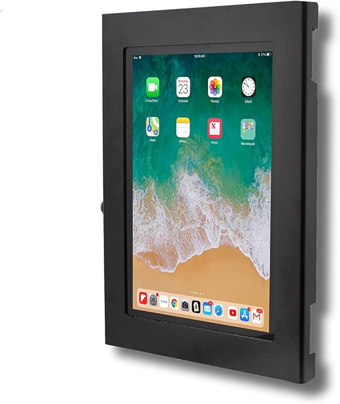 TABcare Locking Security Metal Case for Apple iPad Pro 11" 2024 5th gen. for Kiosk, POS, Store, Show Display (Black, iPad Pro 11 2024)