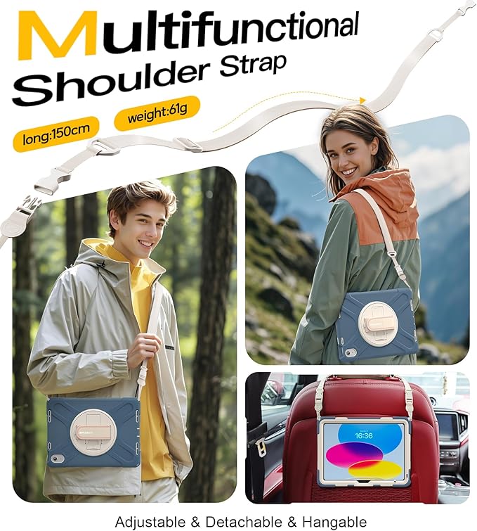 BRAECN for iPad (A16) 11th/10th Generation case 11/10.9 inch 2025/2022