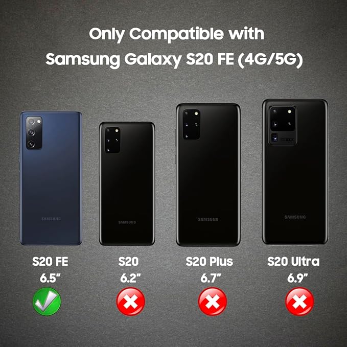 Magnetic for Samsung Galaxy S20 FE 5G Case 【Compatible with MagSafe Only】【Built-in Camera Lens Protector】 Slim Soft TPU Shockproof Phone Shell (Blue)