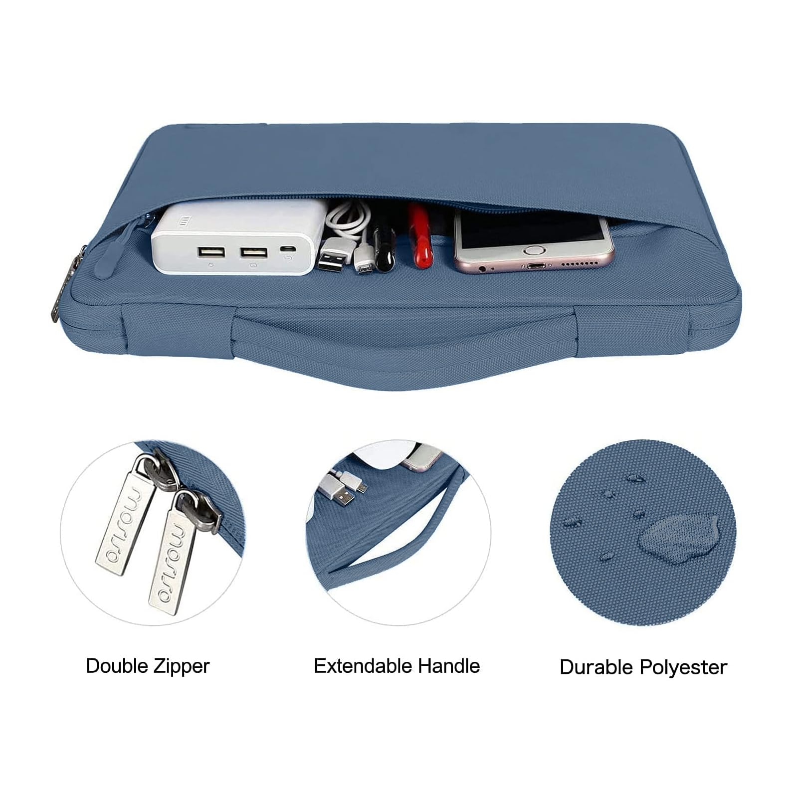MOSISO Compatible with MacBook Air 13 inch Case M5 M4 M3 M2 2026-2022