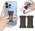 Phone Grip Holder for Hand, Universal Finger Strap Phone Holder, Finger Selfie Grip Compatible with Most Smartphones (Gary) - 2Pack