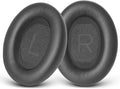 GEVO Replacement Ear Pads for Bose QC45, Ear Cushions for Bose QuietComfort 45 (QC45) & Quiet Comfort SE (QC SE) Headphones, Earpads with Softer Leather Noise Isolation Foam (Gray)
