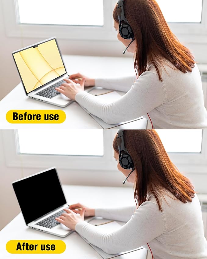F FORITO Magnetic Privacy Screen Protector Compatible with MacBook Pro 13 inch (2016, 2017, 2018, 2019, 2020, 2021, 2022, M1, M2), Removable 360° Anti Peeping Anti Blue Light Laptop Privacy Shield