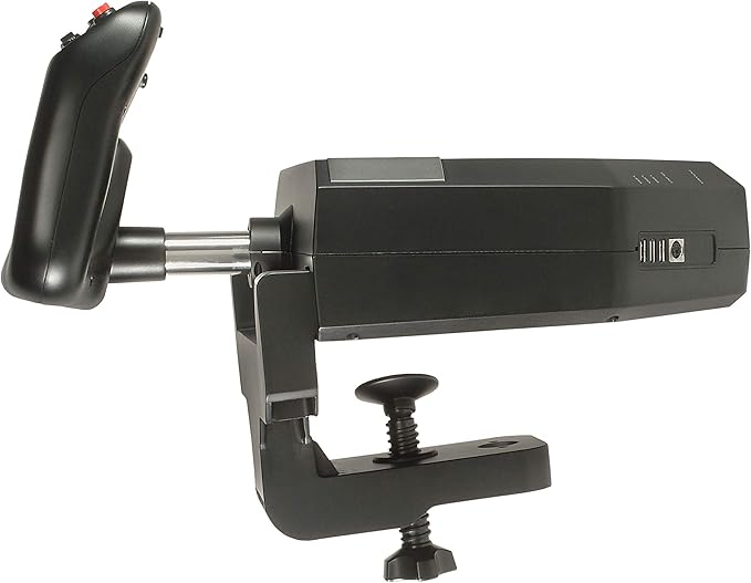 Logitech G PRO Flight Yoke System, Professional Simulation Yoke and Throttle Quadrant, 3 Modes, 75 Programmable Controls, Configurable Knobs, Steel Shaft, USB, PC - Black