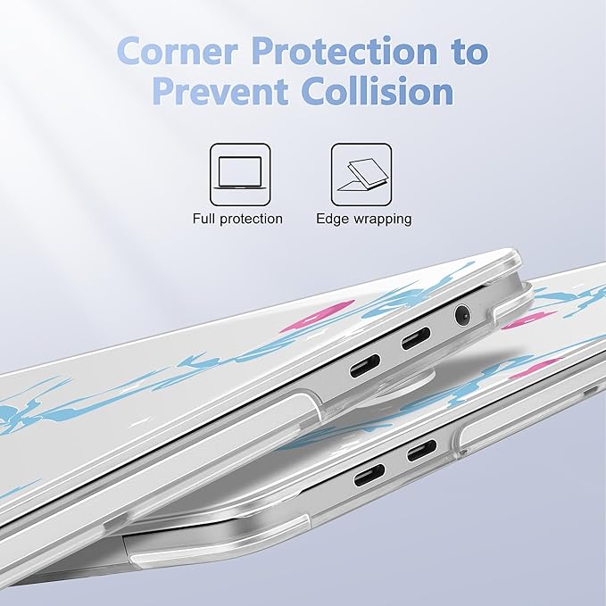 for MacBook Pro 16 inch Case 2019 2020 Release Model A2141, Plastic Hard Shell Cover with Keyboard Cover & Screen Protector for MacBook Pro 16 inch with Touch Bar & Touch ID, Cherry Bow