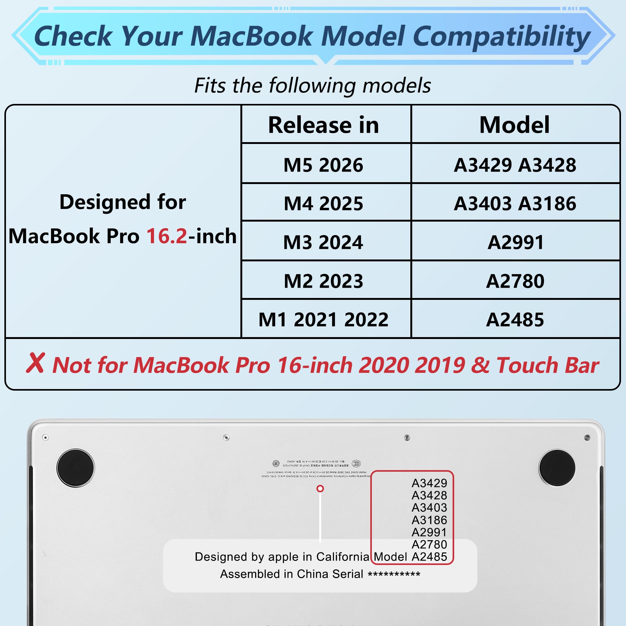 Mektron Case for 2026 M5 MacBook Pro 16 inch A3429 A3428 M4 A3403 A3186 M3 A2991 M2 A2780 M1 A2485 (2021-2025) Pro/Max with Liquid Retina XDR, Hard Shell Plastic Laptop Cover, Line Chrysanthemums