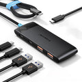 USB C Hub with 10Gbps 2 USB 3.2 & 2 USB C 3.2, Charging Port,USB Port Extender for MacBook Pro/Air,Acer Aspire, HP Dell Laptops,iPad Pro, iPhone 15/15 Pro Max,etc.,0.65ft Cable