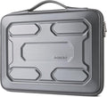 DOMISO 17 inch Laptop Sleeve with Handle Shockproof Waterproof EVA Protective Case for 17.3" ZBook Fury 17.3 G8/MSI GS73VR Stealth Pro/HP Envy 17/LG Gram 17"/ROG Strix GL702VS, Silver