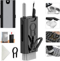 8 in 1 Electronic Cleaning kit - Keyboard Cleaner, Keyboard Cleaning Kit, Laptop Cleaner, Laptop Cleaning Kit, Electronic Cleaner Kit for Airpods Pro/Laptop/Phone(Give Away a Flannel Cloth) Black