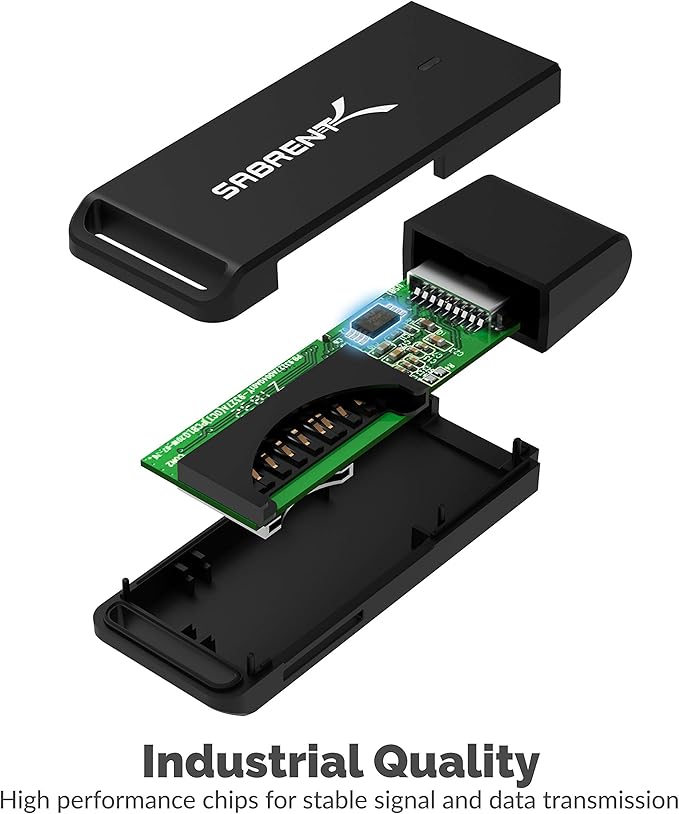 SABRENT USB 3.0 Micro SD and SD Card Reader (CR-T2MS)