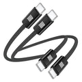 USB C to USB C Cable 3ft, 2-Pack 100W USBC to USBC Fast Charger Cord, Braided Type C to C Charger Cable Fast Charging for iPhone 17 16 15 Pro Max Plus,MacBook Pro,i Pad Pro,Samsung S25/S24 Ultra,Pixel