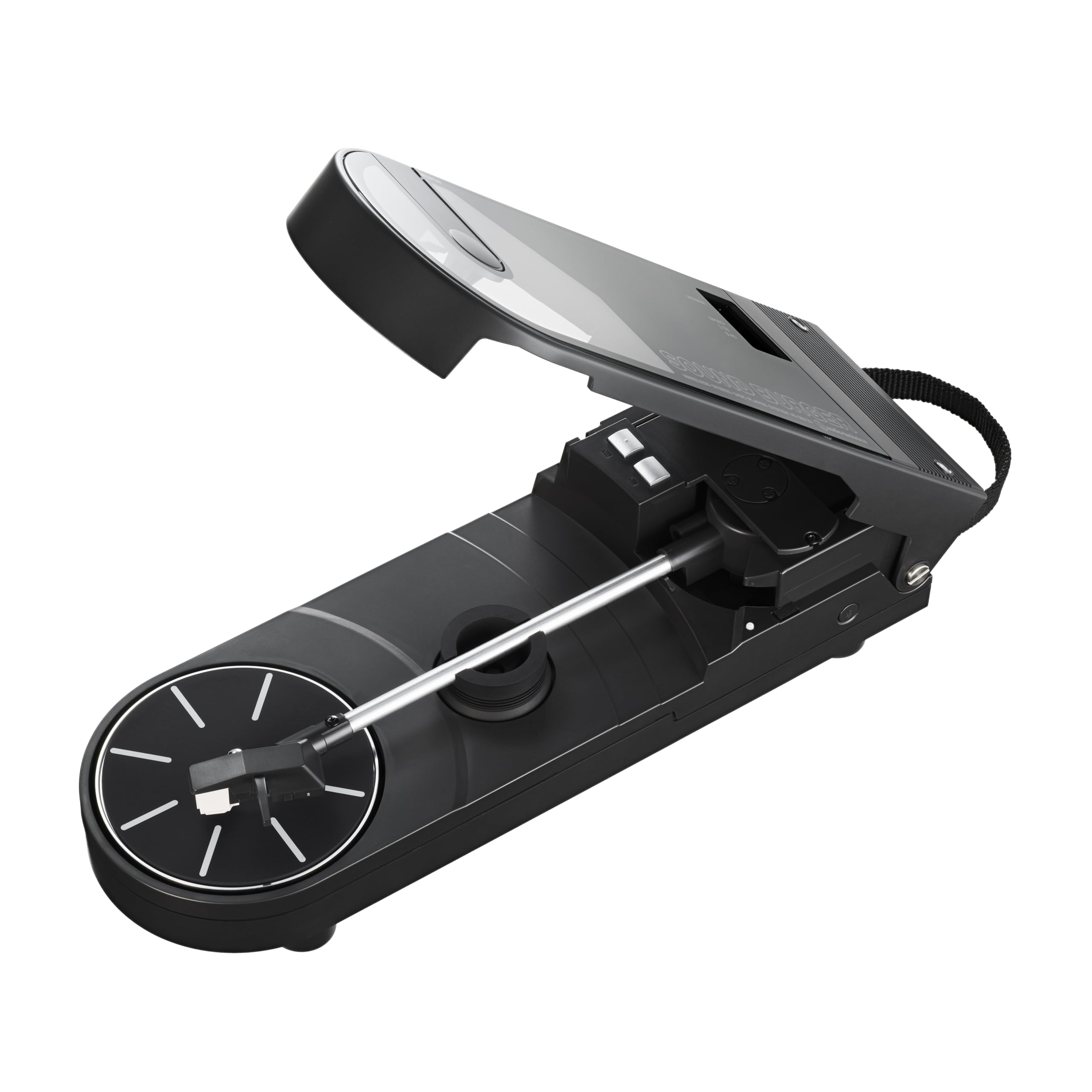 Audio-Technica AT-SB727 Sound Burger Portable Bluetooth Turntable, Black