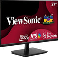 ViewSonic VA2709M 27 Inch IPS Full HD 1080p Monitor with 100Hz, Thin Bezels, Eye Care, HDMI, VGA Inputs for Home and Office