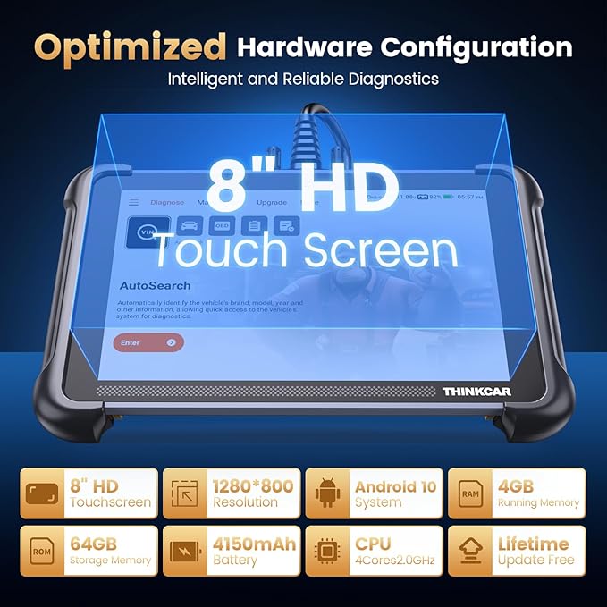 THINKCAR THINKSCAN 689 OBD2 Scanner, Bidirectional Scan Tool with Lifetime Free Update, 34+ Reset, 3000+ Active Test, ECU Coding, PMI, All System Diagnostic Scanner for Cars, CANFD & DOIP, FCA SGW