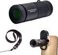 FotoZ 8X Monocular Telescope for iPhone & Android and Most Smartphone, with 8X Optical Zoom Telephoto Lens & 17mm Universal Phone Clip & Storage Bag
