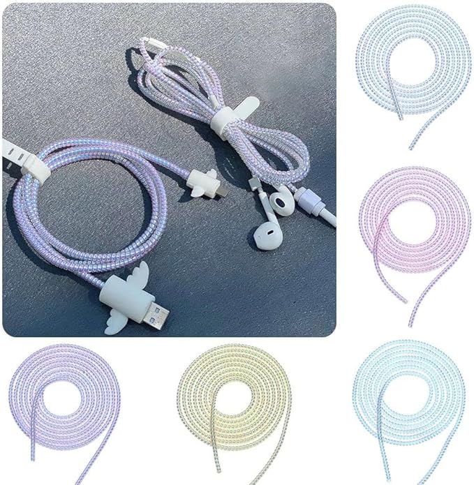 Spiral Cable Protector, 1.5m (4.92ft), White