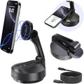MOTA Tripod Stand Only for iPhone, 2 Axis Foldable iPhone Gimbal Stabilizer for Video Recording Megnetic Holder for Desk, 360 Degree Auto Face Tracking Cell Phone Tripod for Video and Facetime