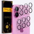 beuxece for 6 Pack iPhone 17 / iPhone 16 / iPhone 16 Plus Camera Lens Protector [Drop Protection] [Easy Installation] 9H Tempered Glass Camera Screen Protector Cover Accessories, Clear