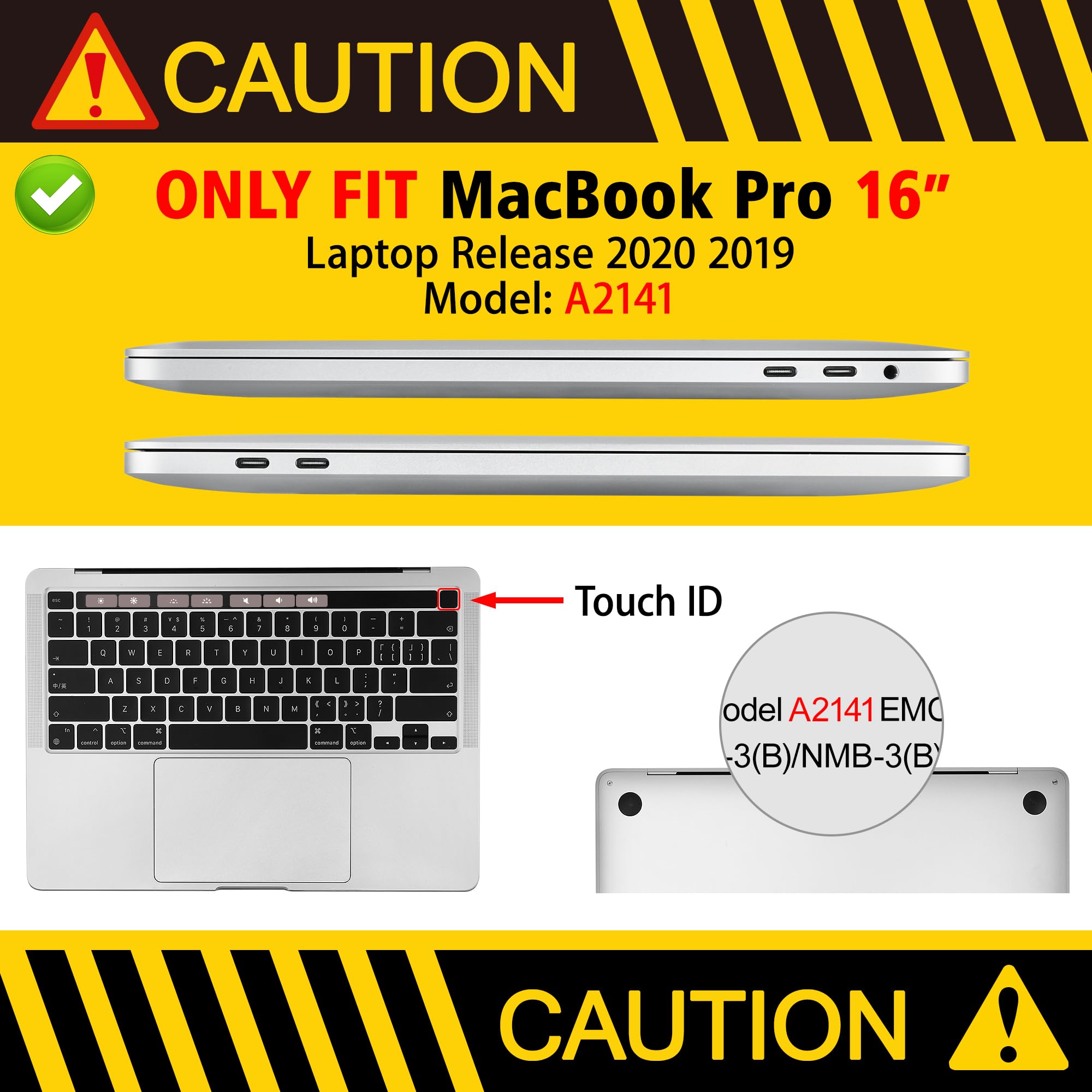 Lepeoac for MacBook Pro 16 inch Case 2019 2020 Release Model A2141, Plastic Hard Shell Cover with Keyboard Cover & Screen Protector for MacBook Pro 16 inch with Touch Bar & Touch ID, Bowknot