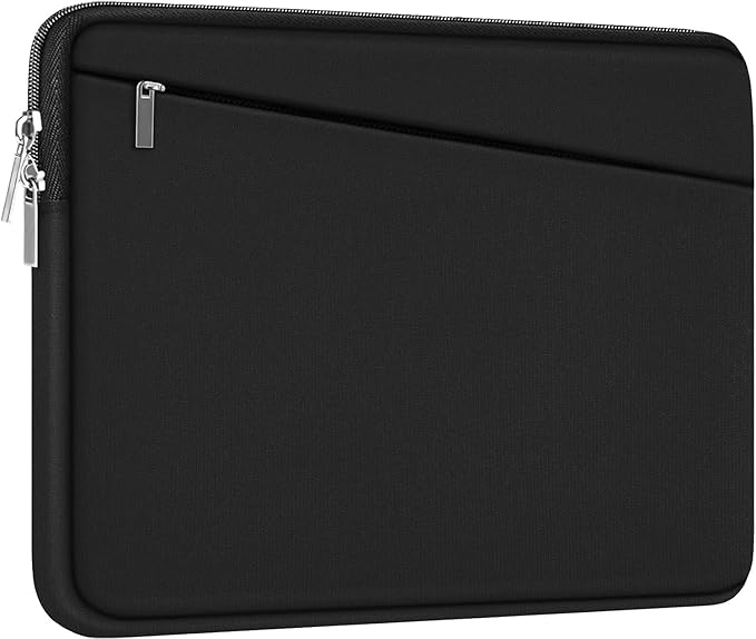 Laptop Sleeve Case 13.3 Inch, Durable 14 Inch Laptop Case Computer Carrying Bag Protective Cover Compatible with 13 14 inch MacBook Pro, MacBook Air, Dell, HP, Lenovo, Notebook, Computer, Black