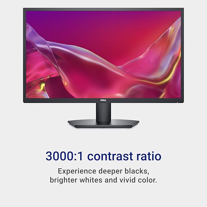 Dell 27 SE2725H Monitor - 27-Inch Full HD (1920x1080), VA Panel, Tilt Functionality, Certified by TÜV Rheinland for 3-Star Eye Comfort - Black