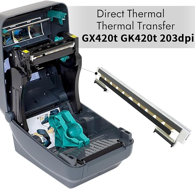 105934-038 New Printhead for Zebra GX420T GK420T Thermal Desktop Printer 203dpi Genuine