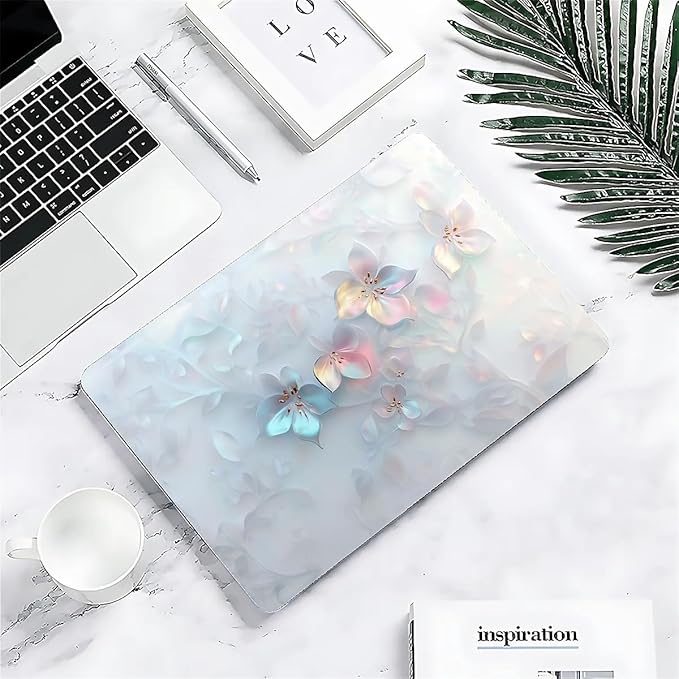 Compatible with MacBook Air 13.3 13.6 Inch Case 2022 2021 2020 2019 Plastic Hard Shell Case Cover,13.3 Pro(A1706/A1708/A1989/A2159/A2289/A2338), Floral