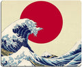 Gaming Mouse Pad,Japanese The Great Wave Off Kanagawa Mouse Pad Non-Slip Rubber Base Mouse Pads for Computers Laptop Office, 9.5"x7.9"x0.12" Inch(240mm x 200mm x 3mm)