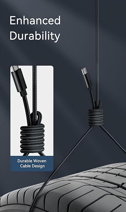 Woven USB-C Charge Cable for iPhone 16 Charger [MFi Certified, 5ft 2-Pack] USB C to USB-A Cord Fast Charging for Apple iPhone 16/15 Pro Max/16 Plus/16 Pro Car Charger CarPlay, iPad Air M2 - Black