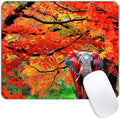 Square Mouse Pad Natural Trees and Elephants-1,Gaming Mouse Pads for Desk,Soft Computer Waterproof Non-Slip Mouse Mat