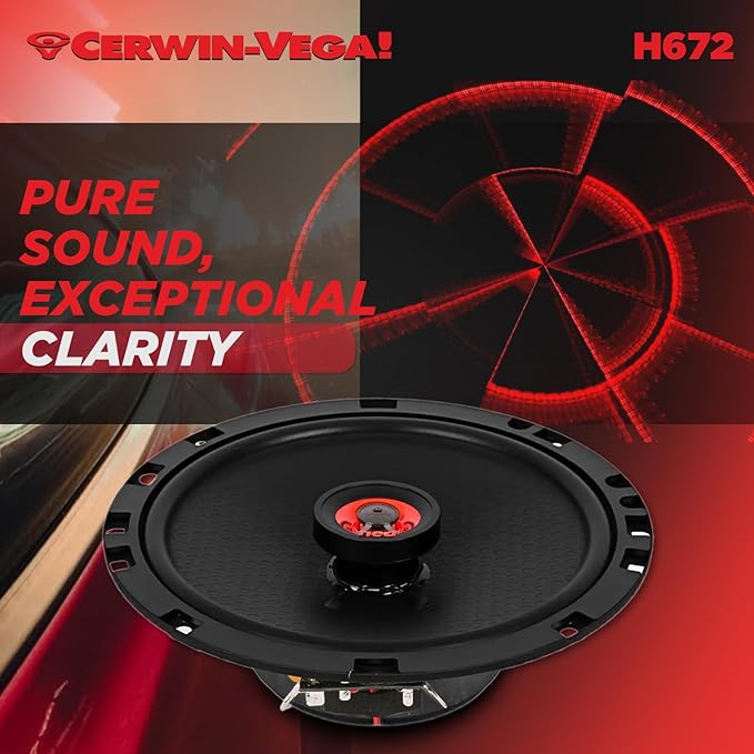 CERWIN-VEGA! HED 2025 Edition -6.75" Coaxial Speaker-H672