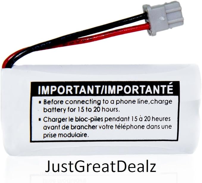 JustGreatDealz Battery BT-1021 BT1021 BBTG0798001 for Uniden Cordless Handset Telephones (2-Pack)