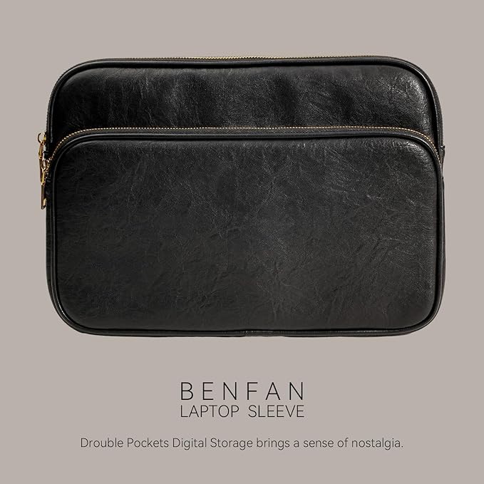 Laptop Sleeve Bag 15 Inch Compatible with Macbook Air 15, MacBook Pro 15 A1990 A1707, Surface Laptop 15, New Dell XPS 15 Color Black