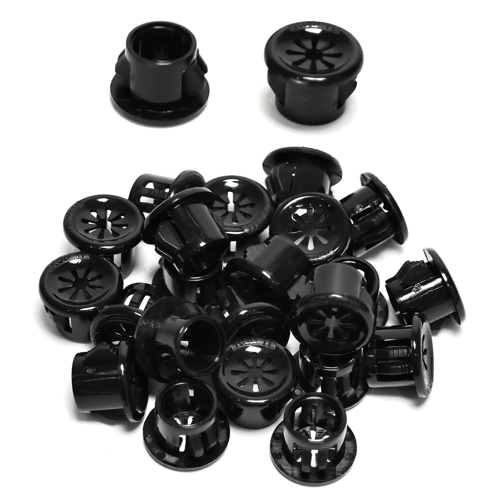 BOPOREAE Cable Grommet, Snap Bushing 7/16" (11 mm) Mounting Diameter